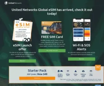 CovermoreGlobalsim.com(United Networks) Screenshot