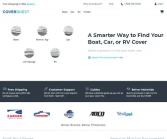 Coverquest.com(Covers for Boats) Screenshot