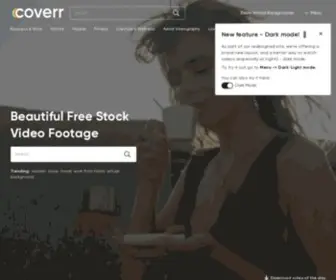 Coverr.co(Download royalty free (for personal and commercial use)) Screenshot