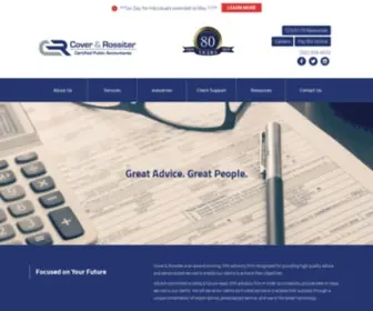 Coverrossiter.com(Cover & Rossiter) Screenshot