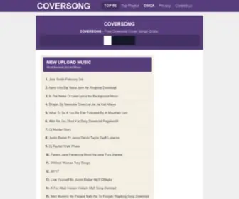 Coversong.info(Coversong info) Screenshot