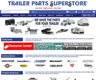 Coversuperstore.com(Trailer Parts Superstore) Screenshot