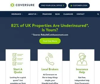 Coversure.co.uk(Insurance Quotes) Screenshot