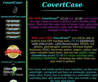 Covertcase.com(Heavy Duty Weatherproof Magnetic GPS Tracking Cases and Other High Quality Cases) Screenshot