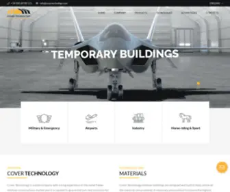 Covertechnology.com(Modular Metal Structures and Covers) Screenshot