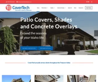 Covertechofidaho.com(Patio Covers) Screenshot