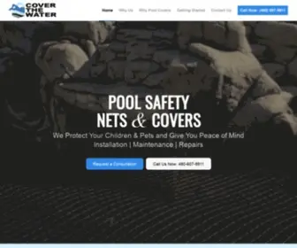 Coverthewater.com(Covers & Pool Safety Equipment) Screenshot