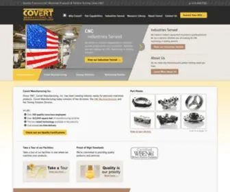 Covertmfg.com(Covert Manufacturing) Screenshot