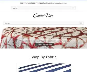 Coverupslinens.com(Chair Cover Rentals) Screenshot