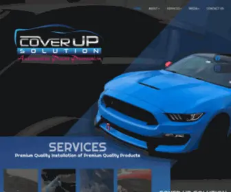 Coverupsolution.com(Automotive Paint Protection) Screenshot