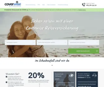 Coverwise.de(Reiseversicherung für Urlaubs) Screenshot