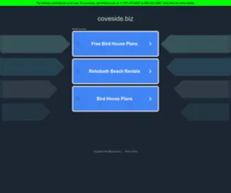 Coveside.biz(Coveside Bird Houses & Bird Feeders) Screenshot