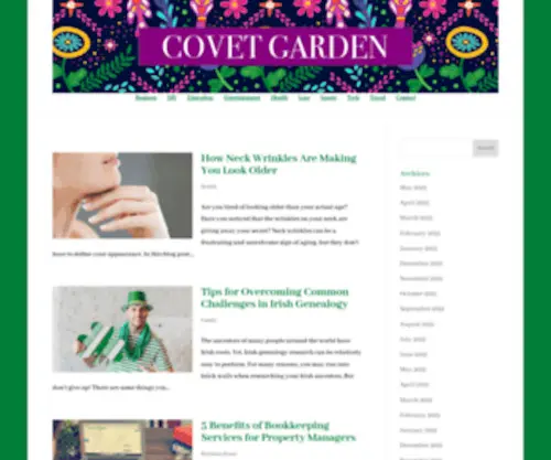 Covetgarden.com(Covet Garden) Screenshot