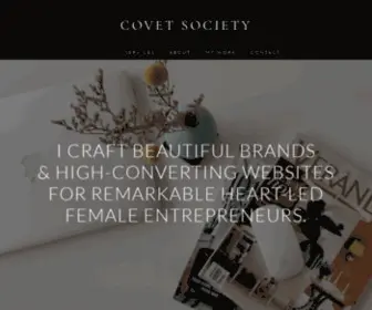 Covetsociety.co(Covet Society) Screenshot