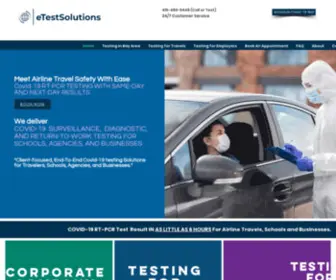 Covid-19Etest.com(ETest Solutions) Screenshot