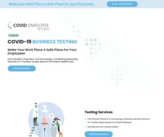 Covid-Employeetesting.com(Employee Coronavirus Testing) Screenshot