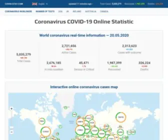 Covid-Stat.com(Новости) Screenshot