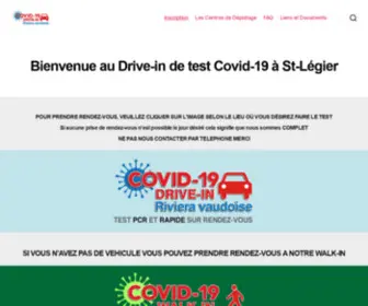 Covid19-Drive-IN.ch(Bienvenue aux Drive) Screenshot