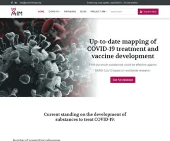 Covid19-Help.org(19 treatment and vaccine development) Screenshot