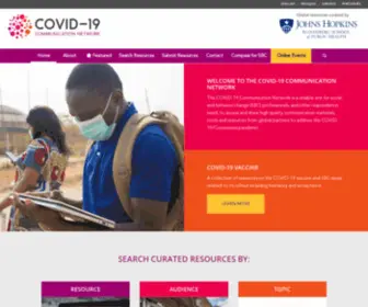 Covid19Communicationnetwork.org(The COVID) Screenshot