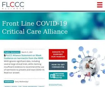 Covid19Criticalcare.com(19 Critical Care Alliance) Screenshot