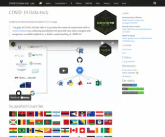 Covid19Datahub.io(19 Data Hub) Screenshot