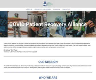 Covid19Patientrecovery.org(Covid 19 Patientrecovery) Screenshot