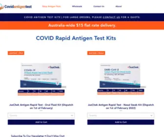 Covidantigentest.com.au(Antigen) Screenshot