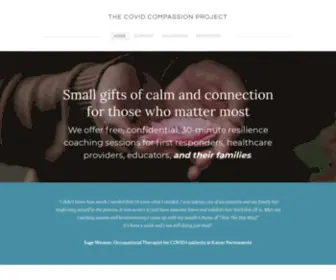 Covidcompassion.org(THE COVID COMPASSION PROJECT) Screenshot