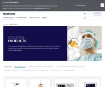 Covidien.com.br(Covidien) Screenshot