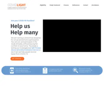 Covidlight.ca(A Vielight Clinical Study) Screenshot