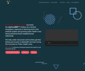 Covidmd.org(Free emergency telehealth for the people) Screenshot