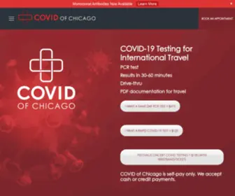 Covidofchicago.com(COVID of Chicago) Screenshot