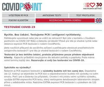 Covidpoint.cz(TESTOVÁNÍ COVID) Screenshot