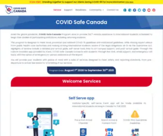 Covidsafecanada.com(COVID Safe Canada by iCent app) Screenshot