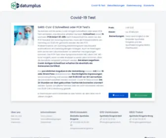 Covidtestcenter.ch(Covidtest) Screenshot