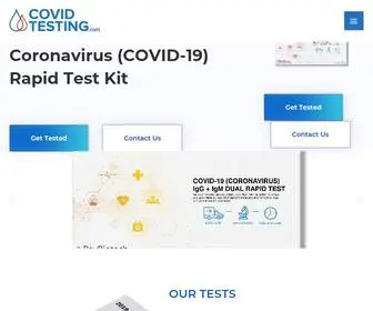 Covidtesting.com(CovidTesting) Screenshot