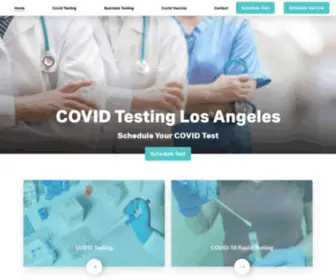 Covidtestinglosangeles.com(COVID Testing Los Angeles) Screenshot