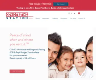 Covidtestingstation.com(COVID Testing Station) Screenshot