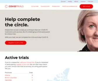 Covidtrials.ca(CovidTrials) Screenshot