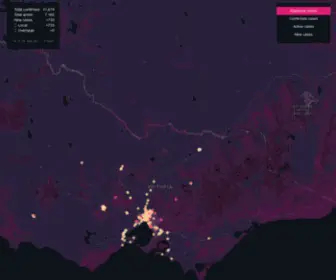 Covidvictoria.com(Interactive Map React App) Screenshot