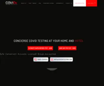 CovidXtesting.com(Covidxtesting) Screenshot