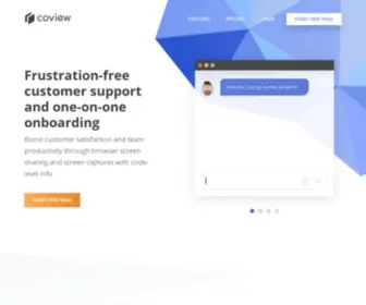 Coview.com(Connect to your customers&#039; browser) Screenshot