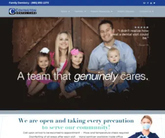 Covingtondentalcare.com(Covington Dental Care) Screenshot