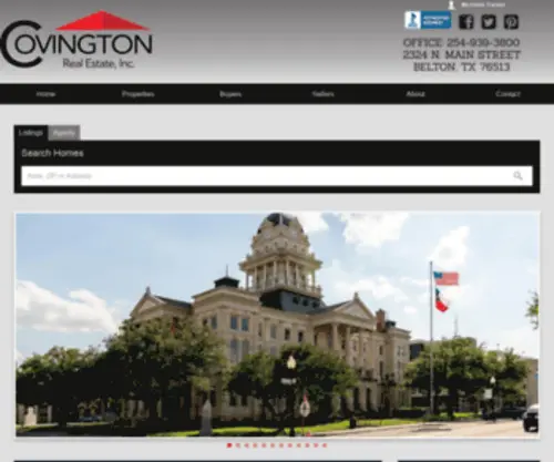 Covingtonsells.com(Covington Real Estate) Screenshot