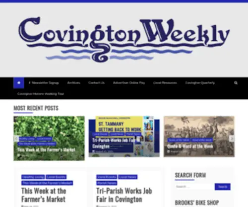 Covingtonweekly.com(Local news Covington) Screenshot