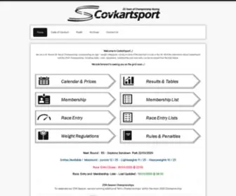 CovKartsport.co.uk(Home) Screenshot