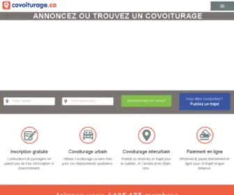 Covoiturage.ca(Joignez 150 000 membres sur) Screenshot