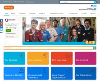 CovWarkpt.nhs.uk(Coventry and Warwickshire Partnership NHS Trust) Screenshot