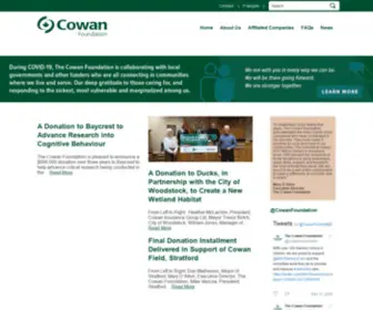 Cowanfoundation.ca(The Cowan Foundation) Screenshot